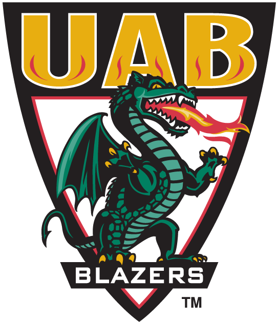 UAB Blazers 1996-Pres Alternate Logo v3 iron on transfers for T-shirts
